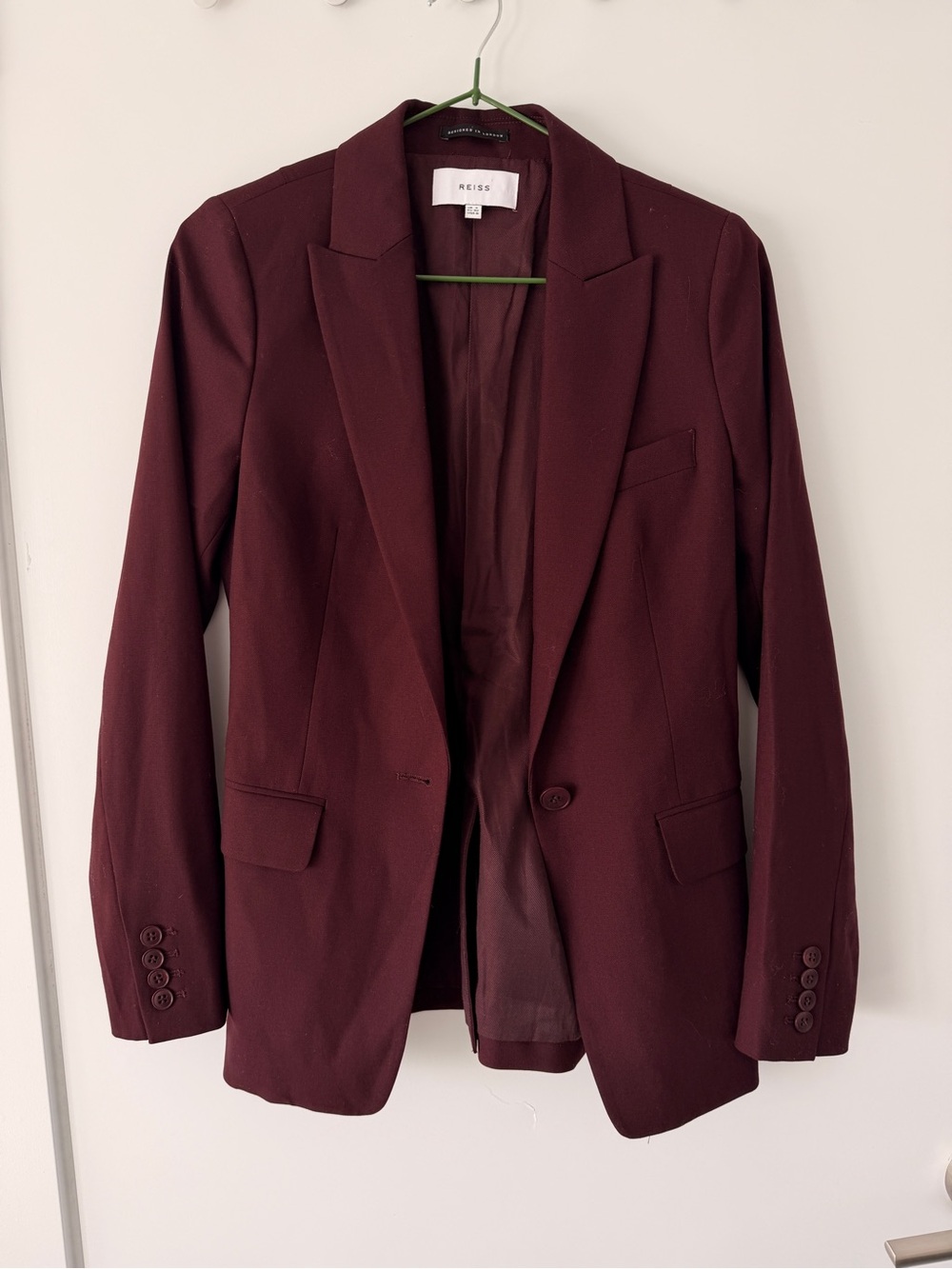 Reiss Women's Burgundy Blazer